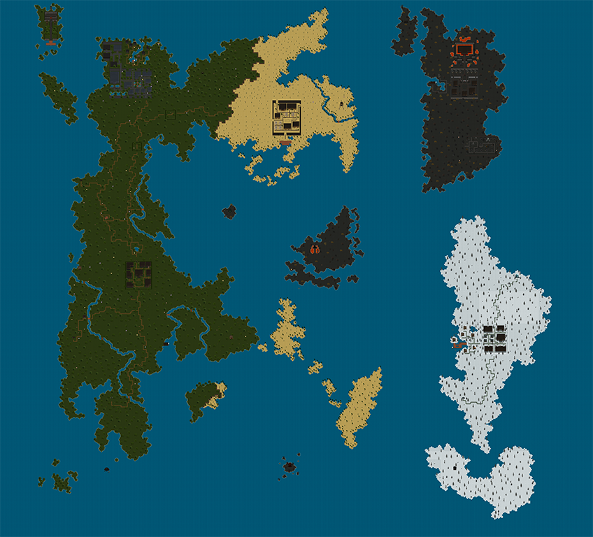 Tierras de Argentum - Mapa del mundo vista previa (Pendiente de actualización)